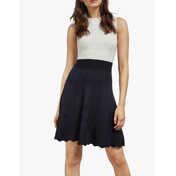 Ted Baker London Dresses & Skirts - NWT Ted Baker London Contrast Skirt Knit ted Dress
